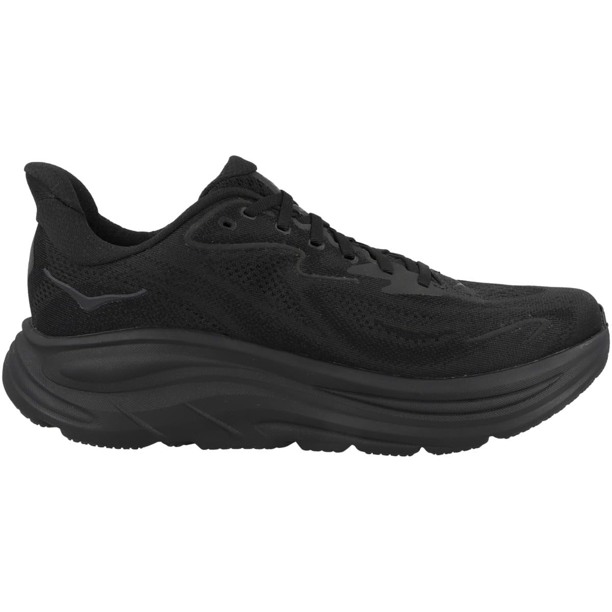 Hoka One Mens Clifton 10 Road Running Shoes - Black