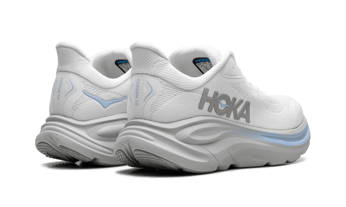 HOKA MENS Clifton 10 "White / Grey" 1162030 WTGL 1162030 WTGL from Stadium Goods