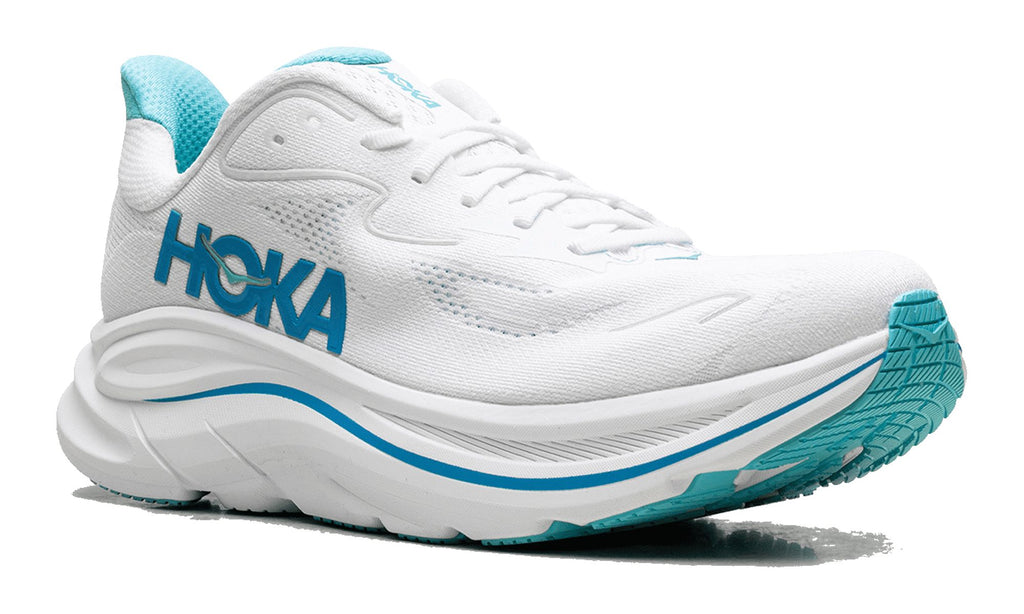 HOKA MENS CLIFTON 10 "WHITE SKYWARD BLUE" 1162030 WKY 1162030 WKY from Stadium Goods