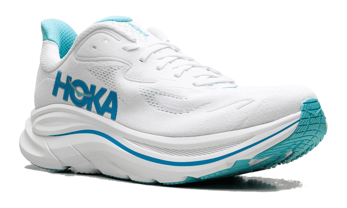 HOKA MENS CLIFTON 10 "WHITE SKYWARD BLUE" 1162030 WKY 1162030 WKY from Stadium Goods