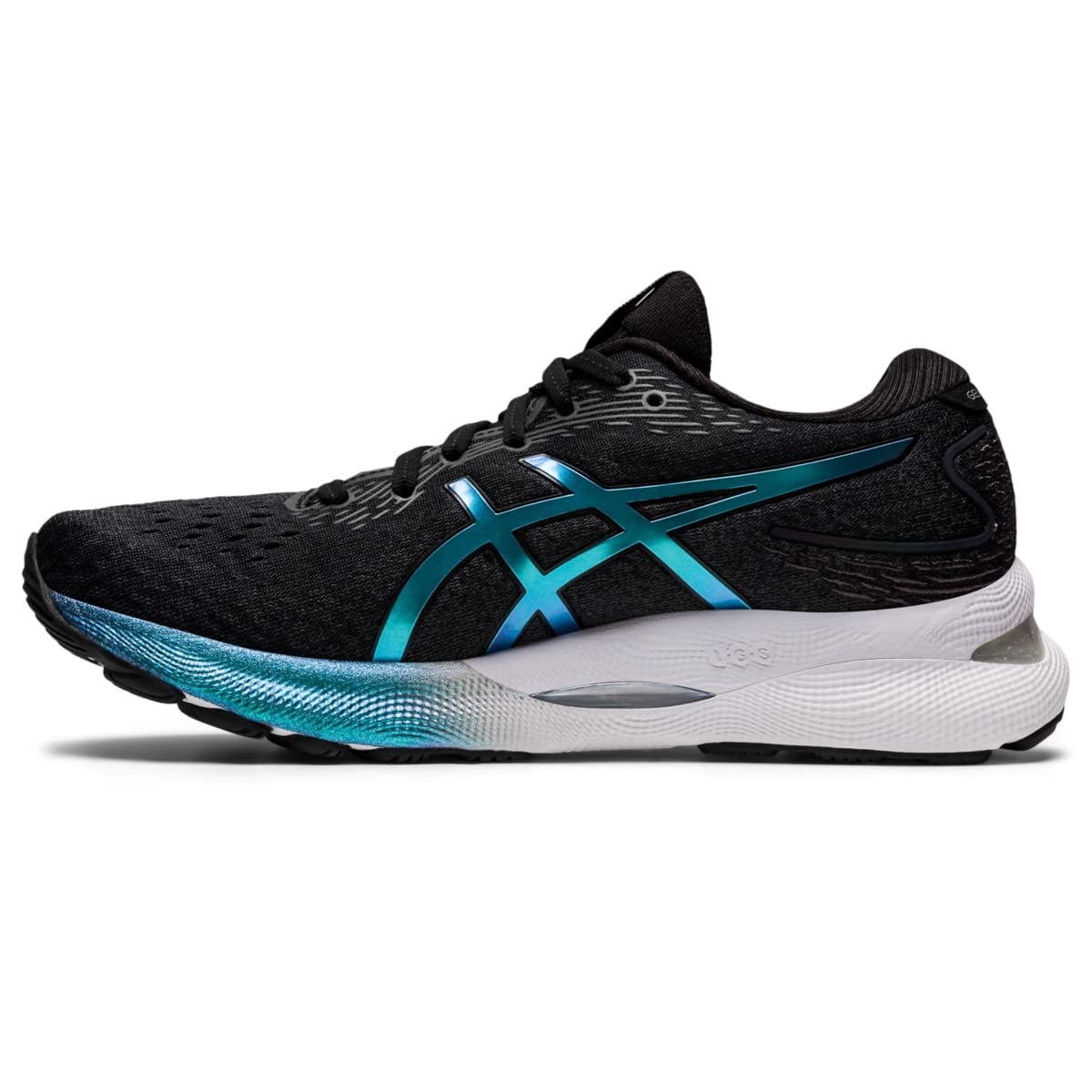 ASICS Women's Gel-Nimbus(R) 24 Platinum Edition Running Shoes, Size 6 US ( Standard ), Black/Black- Limited Edition