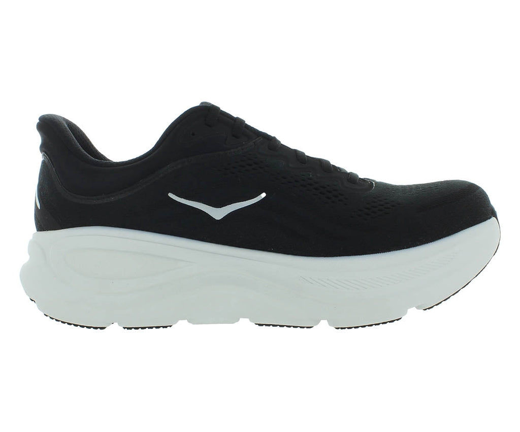 HOKA Bondi 9 Mens Shoes Size 10, Color: Black/White