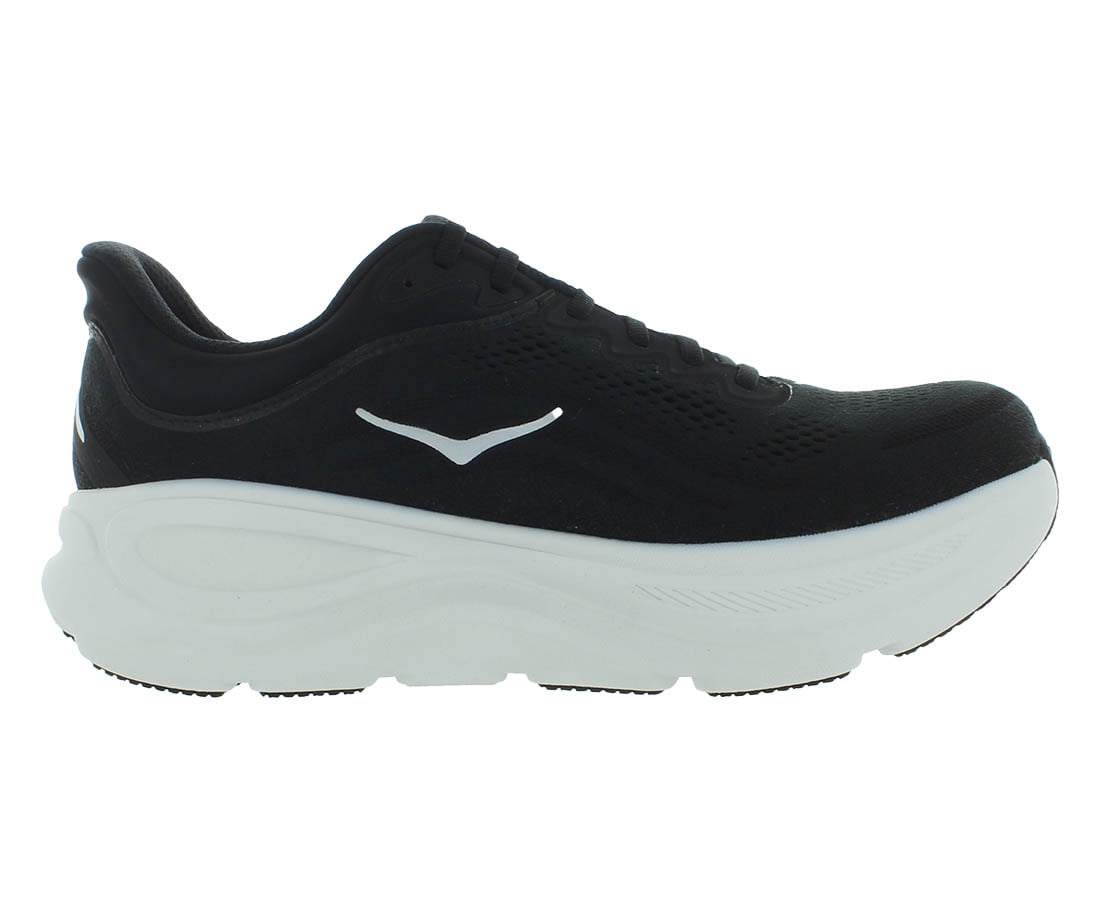 HOKA Bondi 9 Mens Shoes Size 10, Color: Black/White