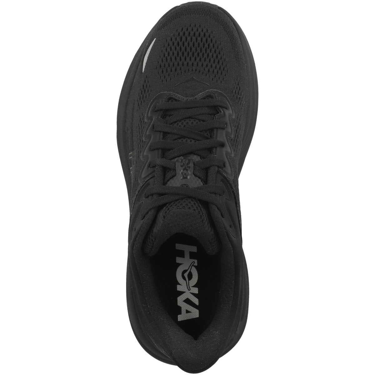 Hoka Men's Bondi 9 Sneaker, Black/Black, 10