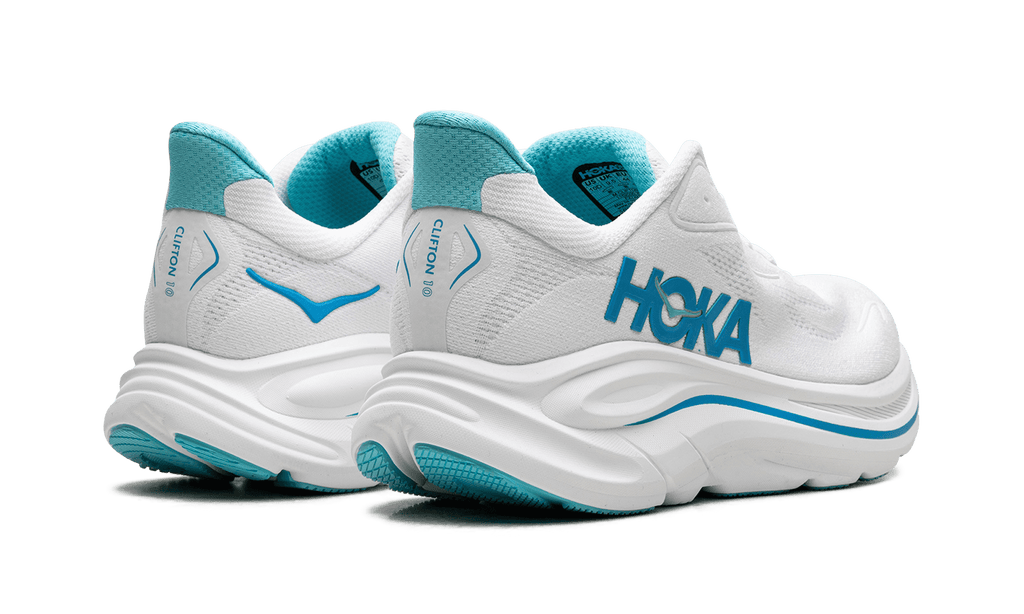 HOKA MENS CLIFTON 10 "WHITE SKYWARD BLUE" 1162030 WKY 1162030 WKY from Stadium Goods