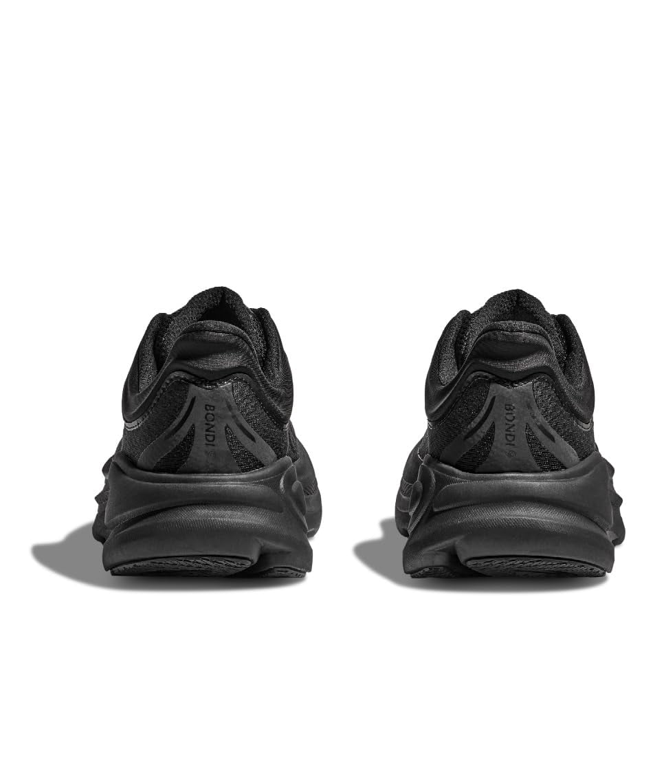 Hoka Women's Bondi 9 Sneaker, Black/Black, 8.5