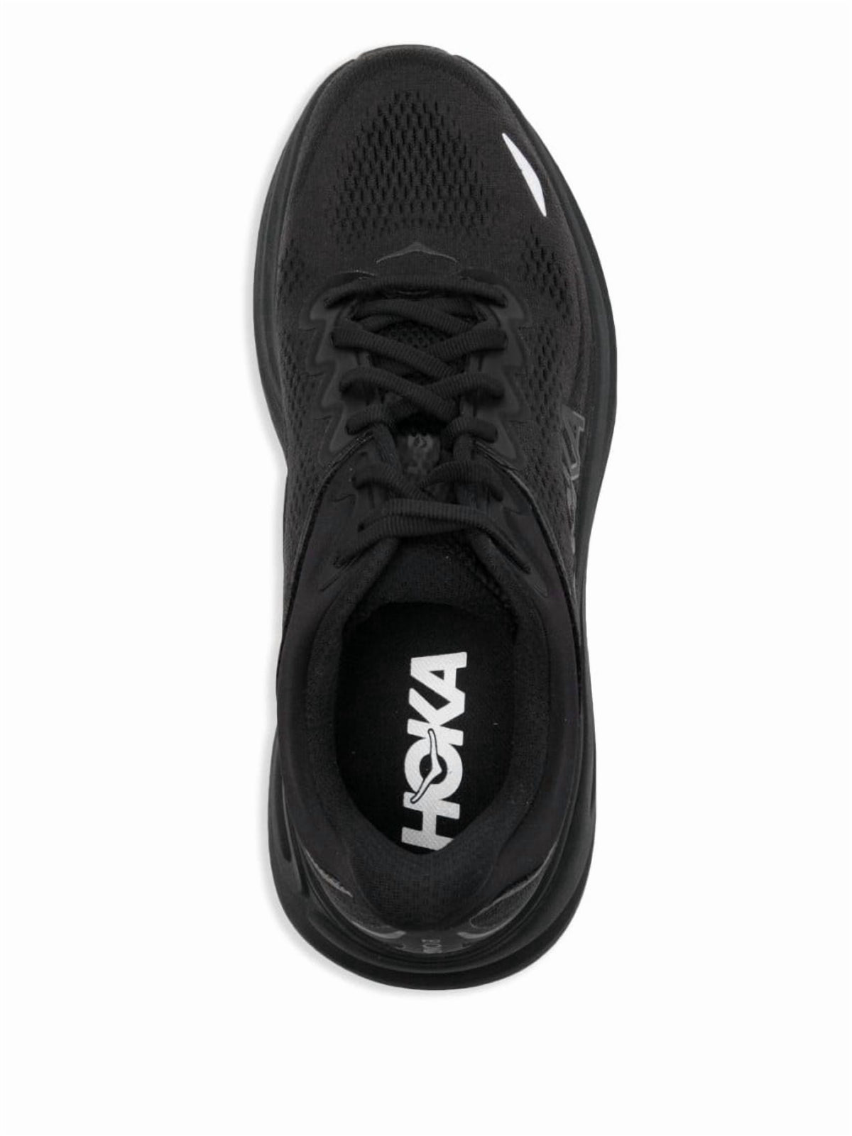 Hoka Men's Bondi 9 Sneaker, Black/Black, 10