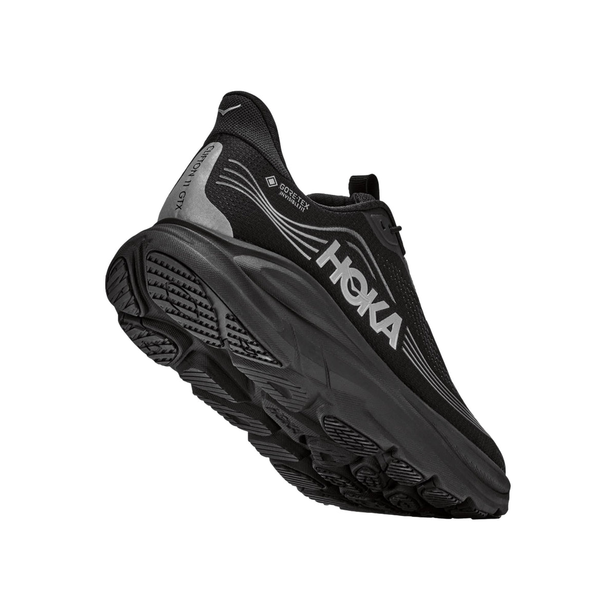 Hoka Clifton 11 GTX Black / Black 1176575-BBLC Women's Size 8.5