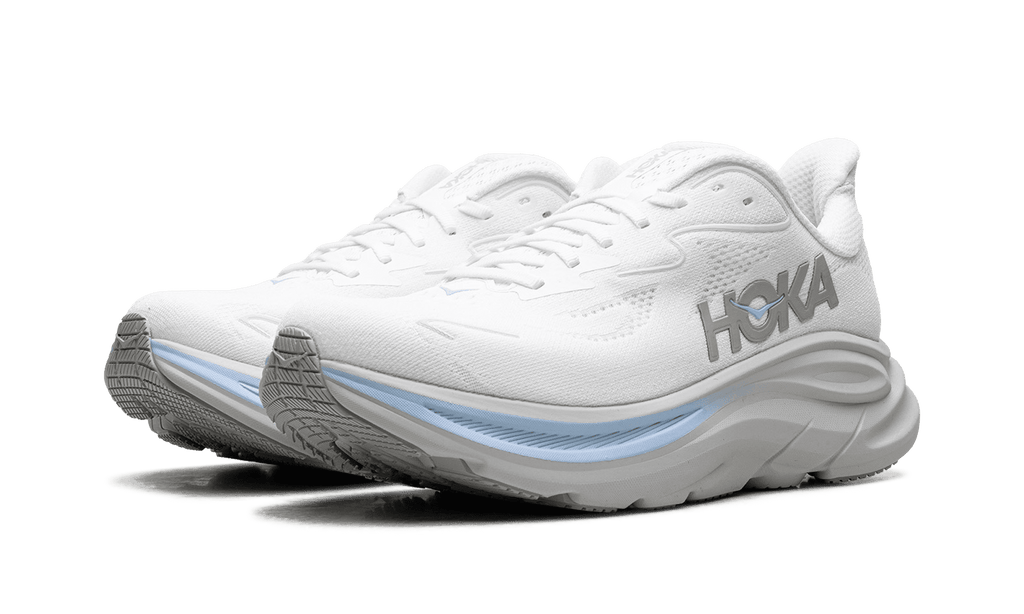 HOKA MENS Clifton 10 "White / Grey" 1162030 WTGL 1162030 WTGL from Stadium Goods