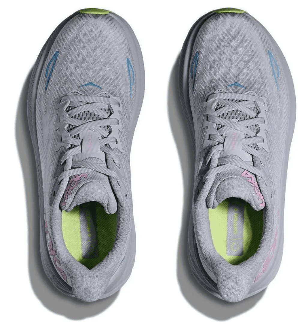 Hoka Women's Clifton 9 Every day shoes, Gull/Sea Ice, Size US 5.5 ( Medium )