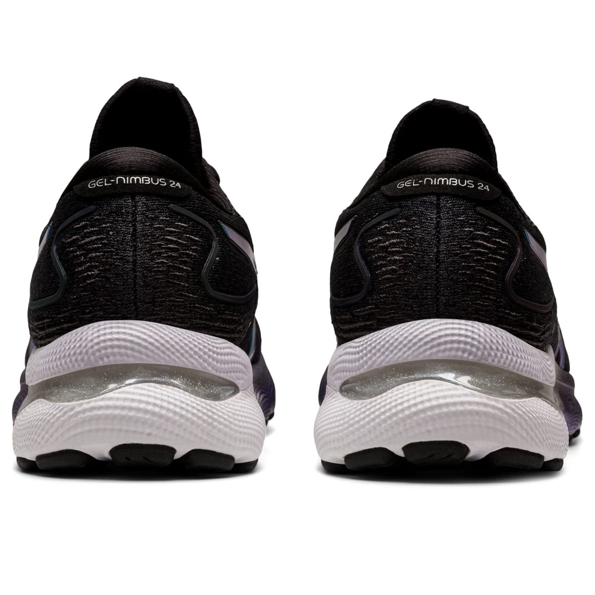 ASICS Women's Gel-Nimbus(R) 24 Platinum Edition Running Shoes, Size 6 US ( Standard ), Black/Black- Limited Edition