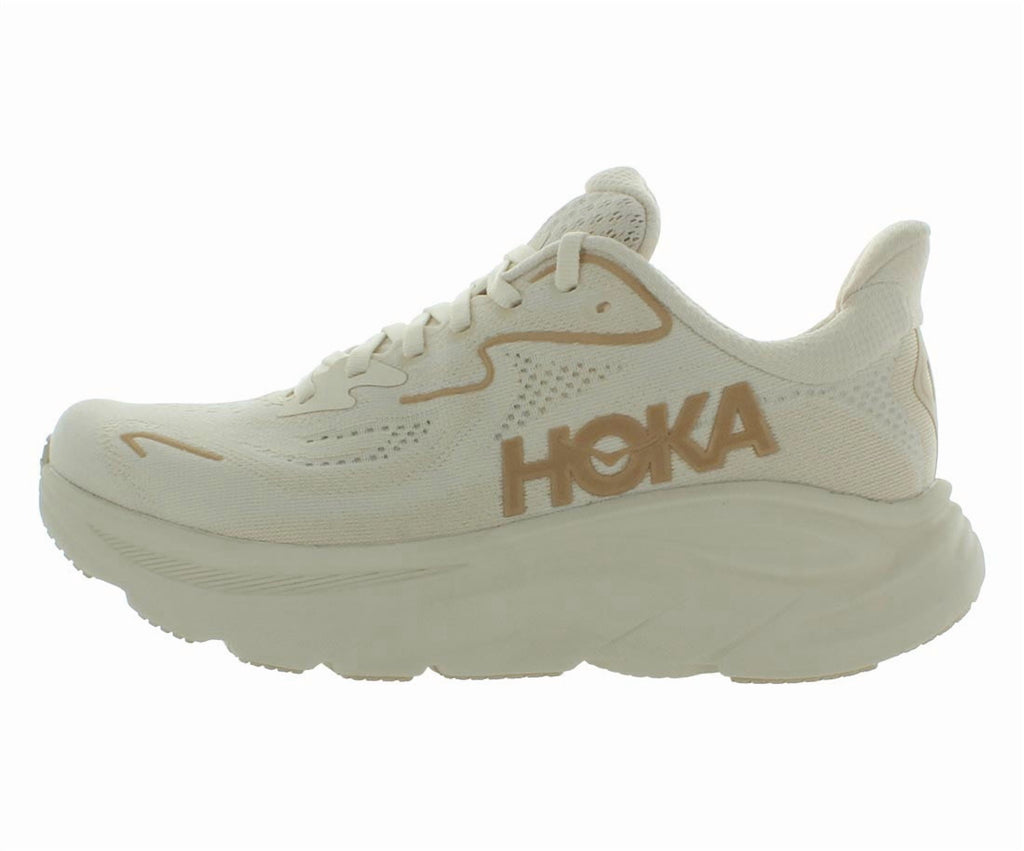 Hoka Women's Clifton 10 Sneaker, Vanilla/Birch