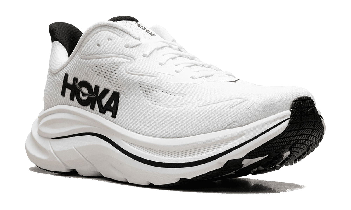 HOKA MENS CLIFTON 10 "WHITE BLACK" 1162030 WBLC 1162030 WBLC from Stadium Goods