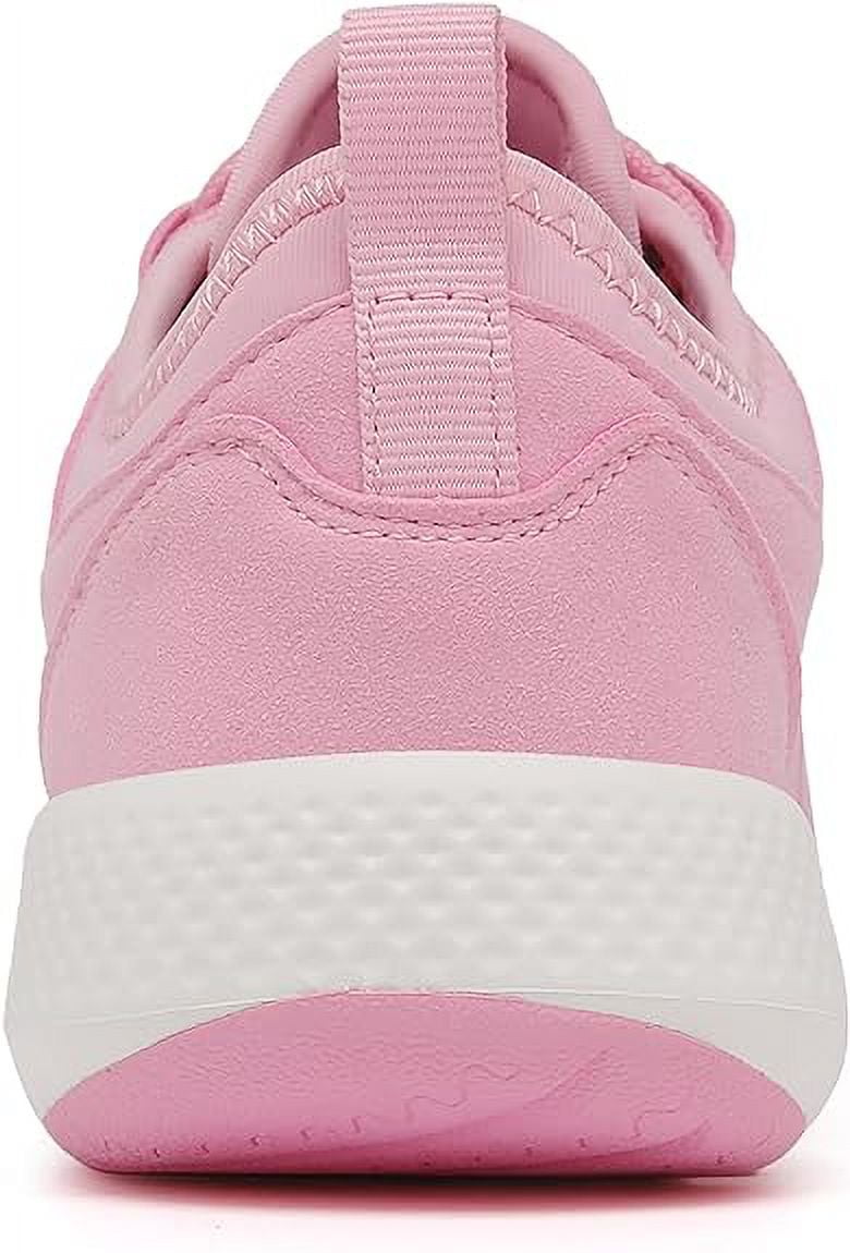 ulogu Waterproof Walking Shoes for Women Men Comfortable Lightweight Sneakers for Women (Women Size 6.5, Pink)