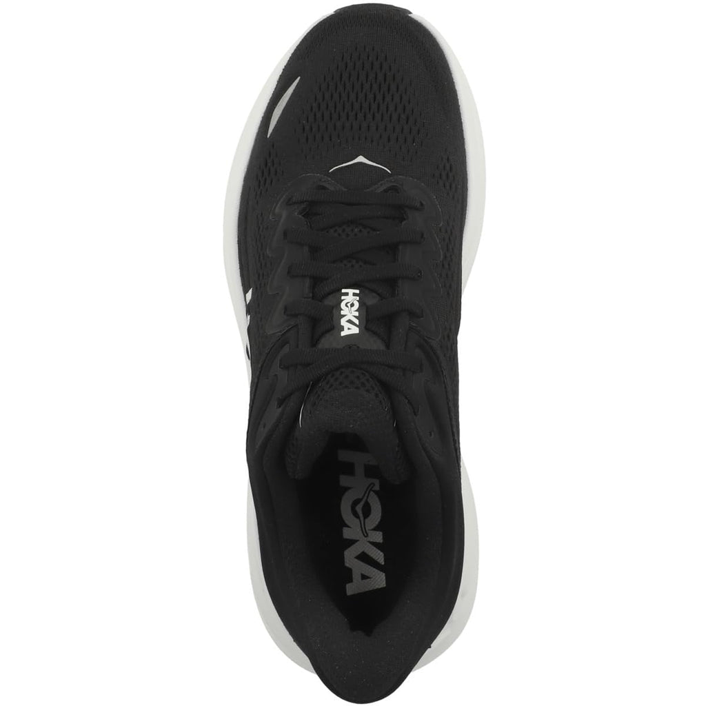 HOKA Bondi 9 Mens Shoes Size 10, Color: Black/White