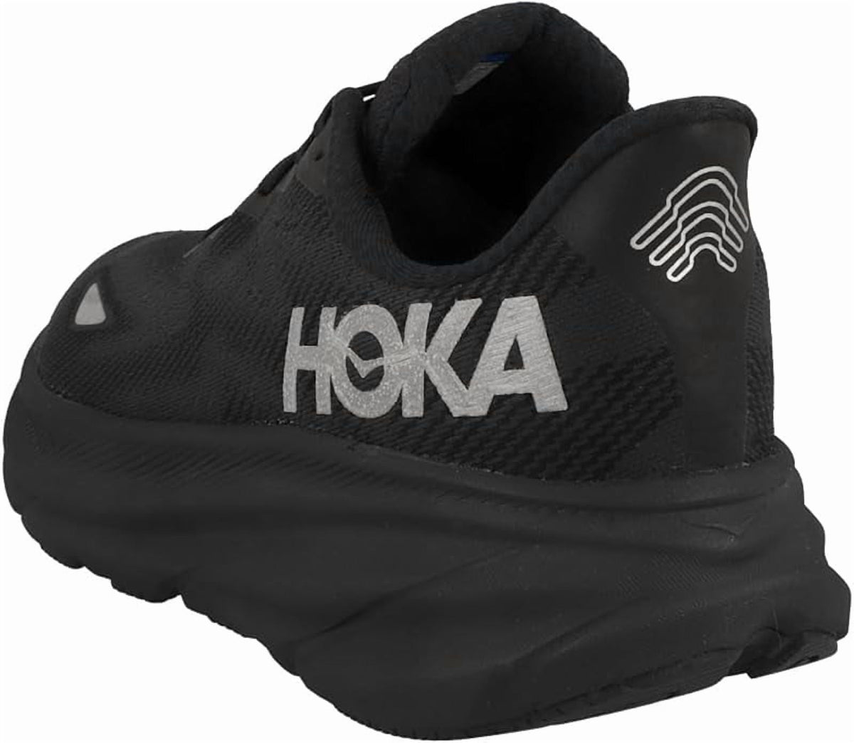 Hoka Women's Clifton 9 GTX Sneaker, Black/Black 1, 8