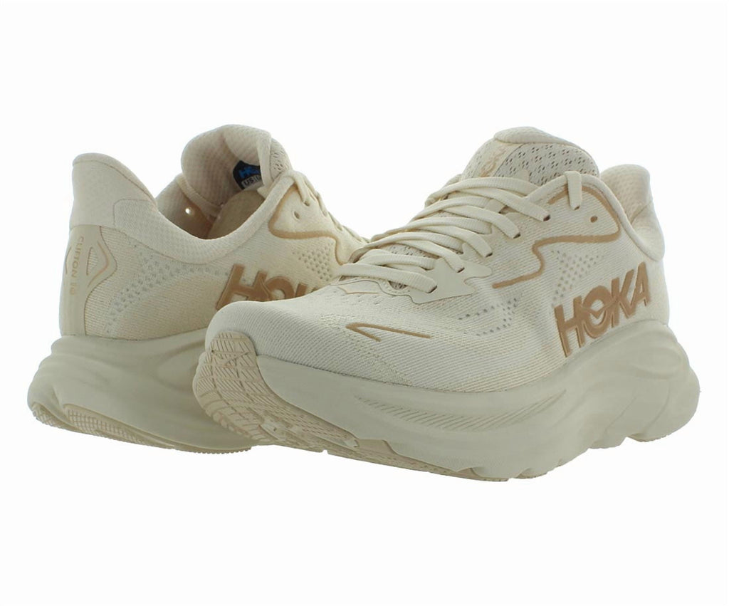 Hoka Women's Clifton 10 Sneaker, Vanilla/Birch