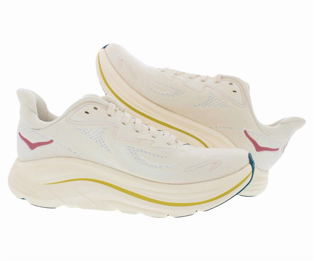 Hoka One One Clifton 10 Womens Shoes Size 8.5, Color: Birch/Alabaster