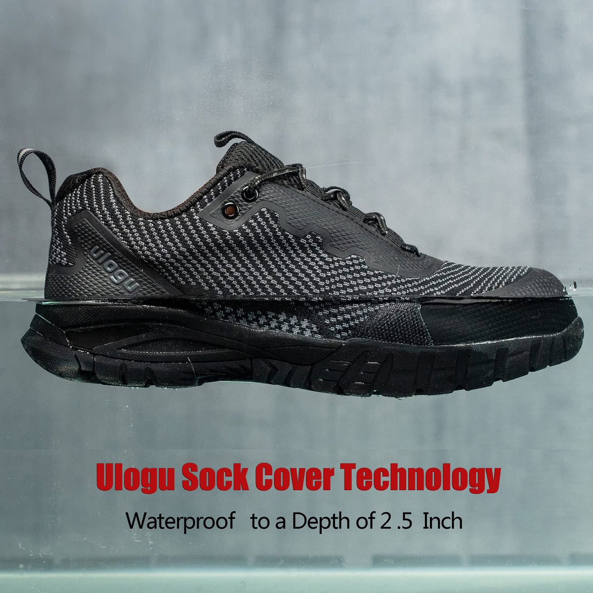 ulogu Waterproof Walking Shoes for Women Men Comfortable Lightweight Sneakers for Women (Women Size 6.5, Pink)