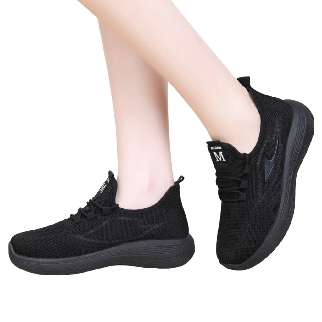 Domzle Women's Sneakers Breathable Lightweight Walking Shoes Running Shoes Non Slip Tennis Fashion Casual Sneakers Gray