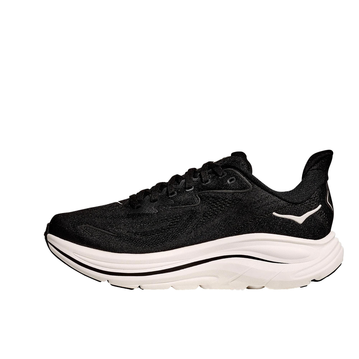 Men's HOKA Clifton 10 Black/White (1162030-BWHT) - 8