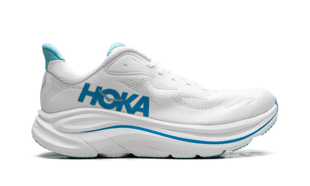 HOKA MENS CLIFTON 10 "WHITE SKYWARD BLUE" 1162030 WKY 1162030 WKY from Stadium Goods