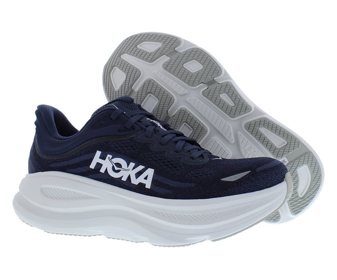 Hoka Bondi 9 Mens Running Shoe - Varsity Navy/White