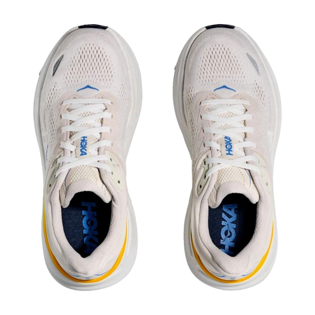 Women's HOKA Bondi 9 White/Grout (1162012-WGRT) - 9