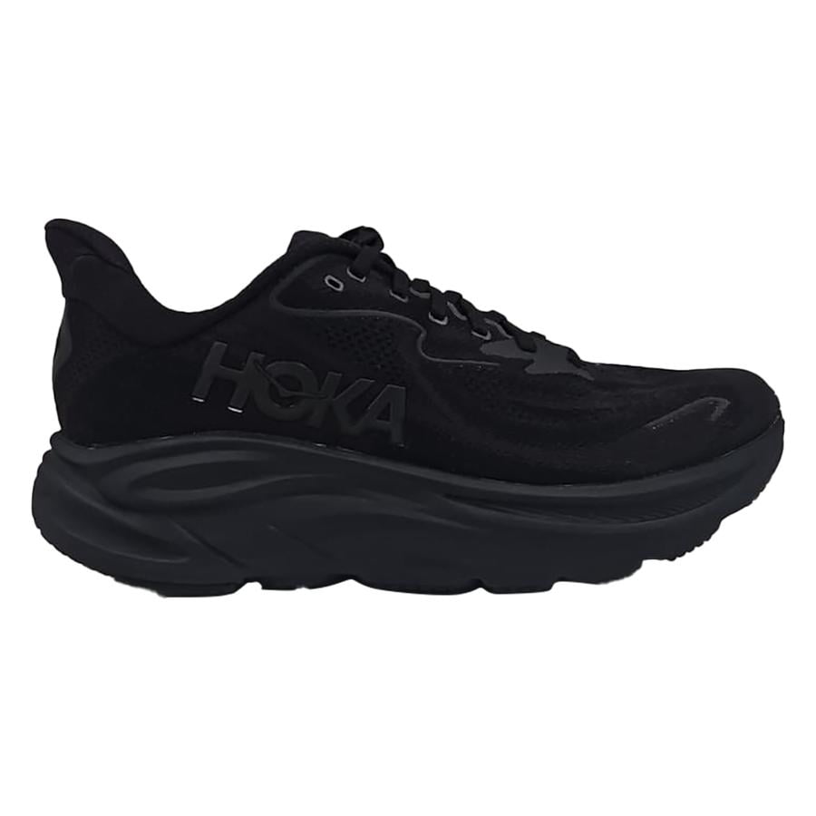 HOKA Clifton 10 Mens Shoes Size 8.5, Color: Black/Black