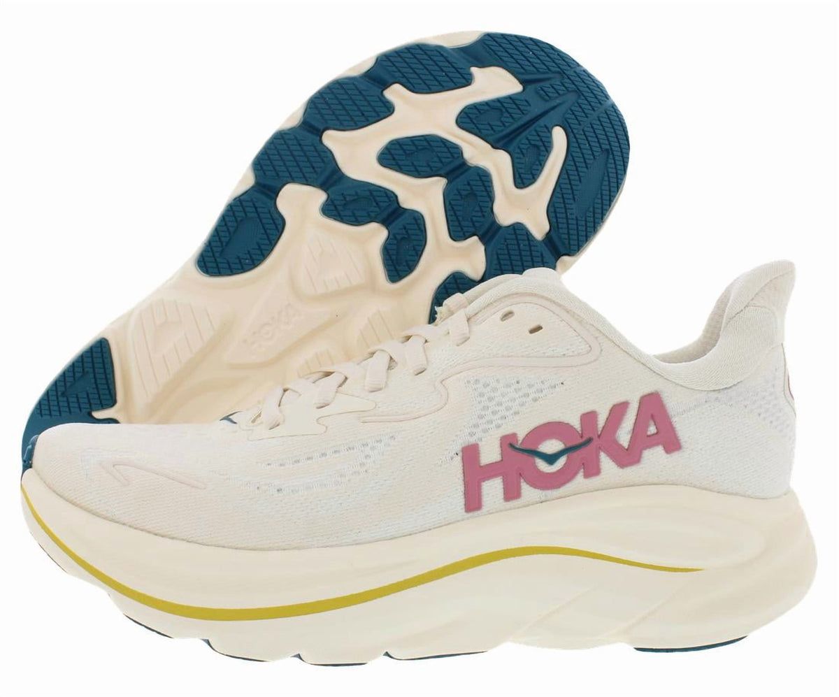 Hoka One One Clifton 10 Womens Shoes Size 8.5, Color: Birch/Alabaster
