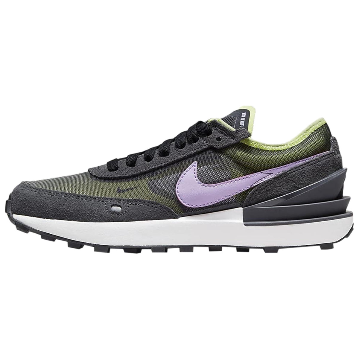 Nike Waffle One (GS) Big Kids' Shoes Summit White-Amethyst Ash-Off Noir dc0481-102
