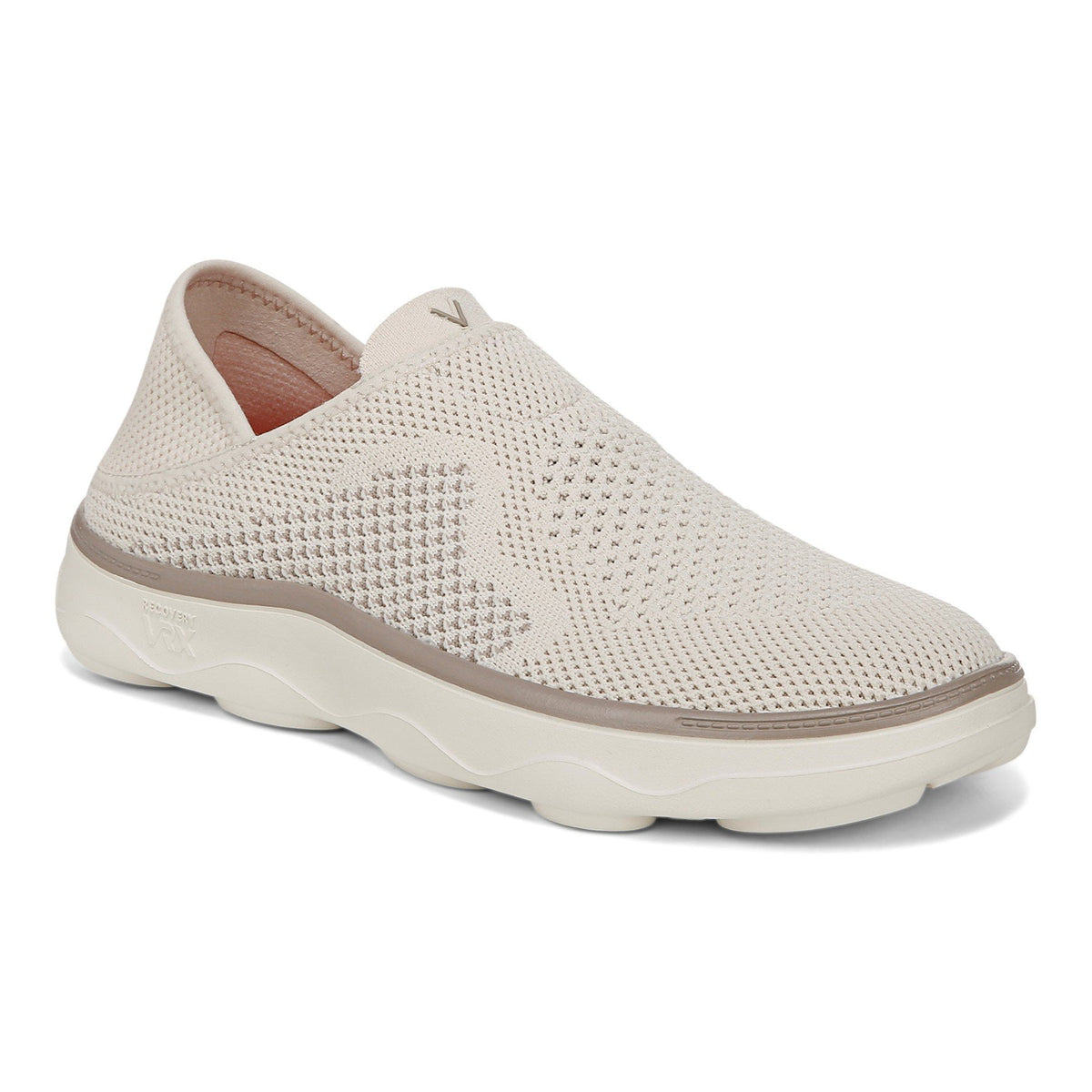 Vionic Sage RX Women's Fashion Sneakers Cream Knit Fabric Size 13 M