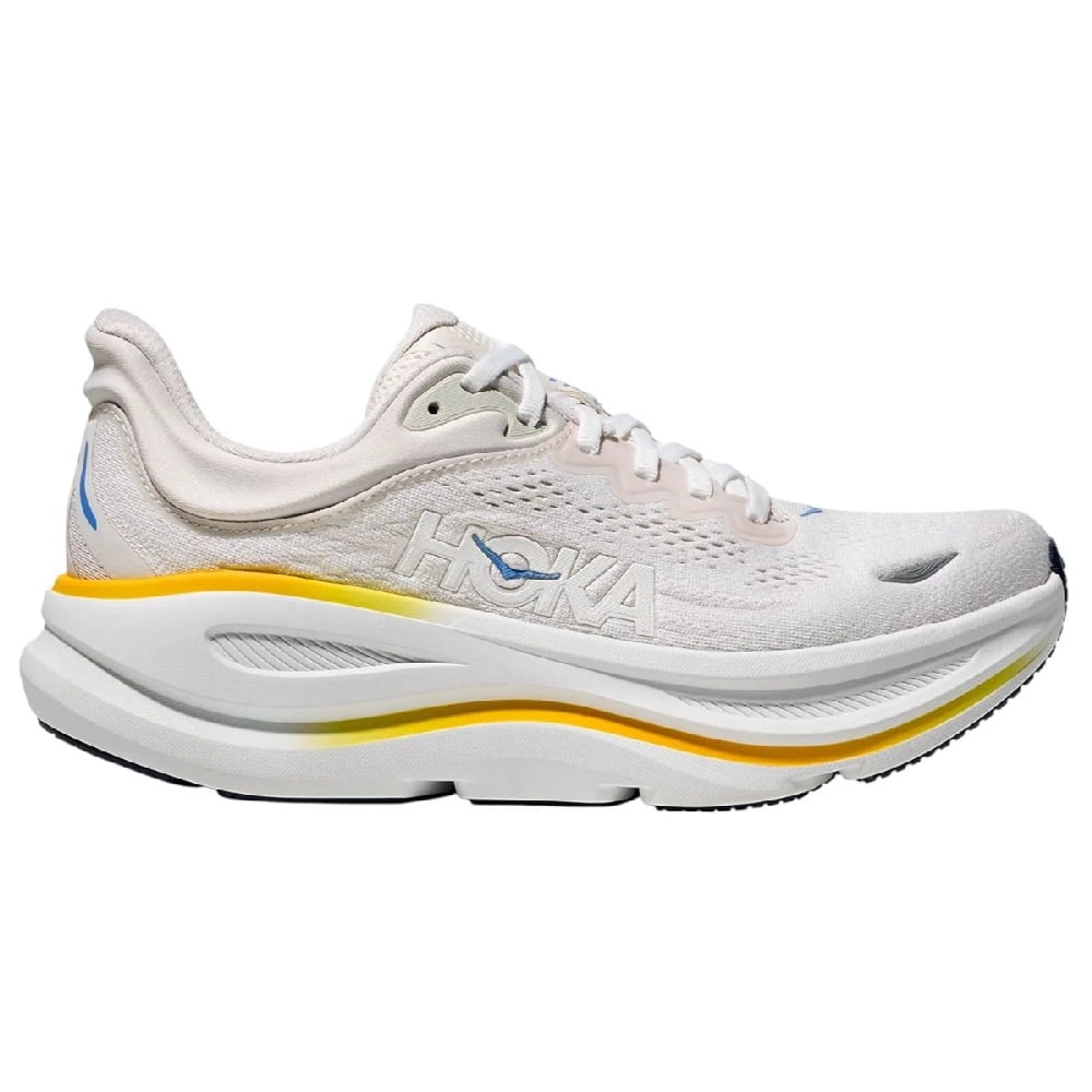 Women's HOKA Bondi 9 White/Grout (1162012-WGRT) - 9
