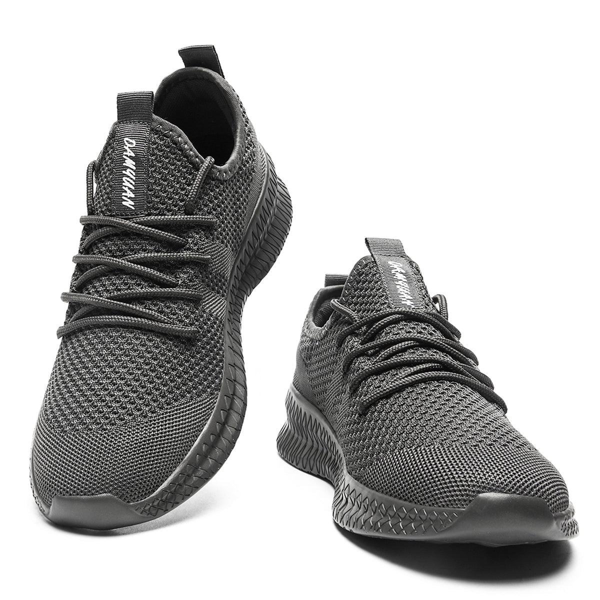 YYTLCH Mens Casual Shoes Low Top Sneaker Gray Size 6.5