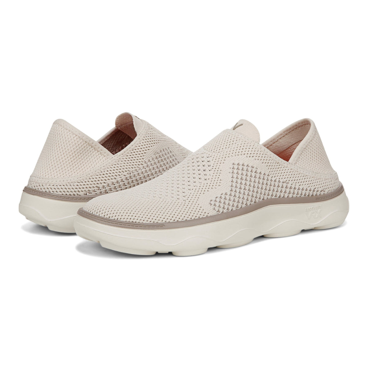 Vionic Sage RX Women's Fashion Sneakers Cream Knit Fabric Size 13 M