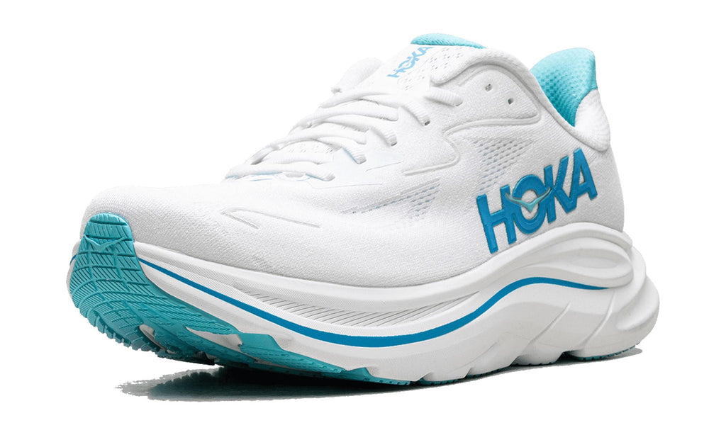 HOKA MENS CLIFTON 10 "WHITE SKYWARD BLUE" 1162030 WKY 1162030 WKY from Stadium Goods