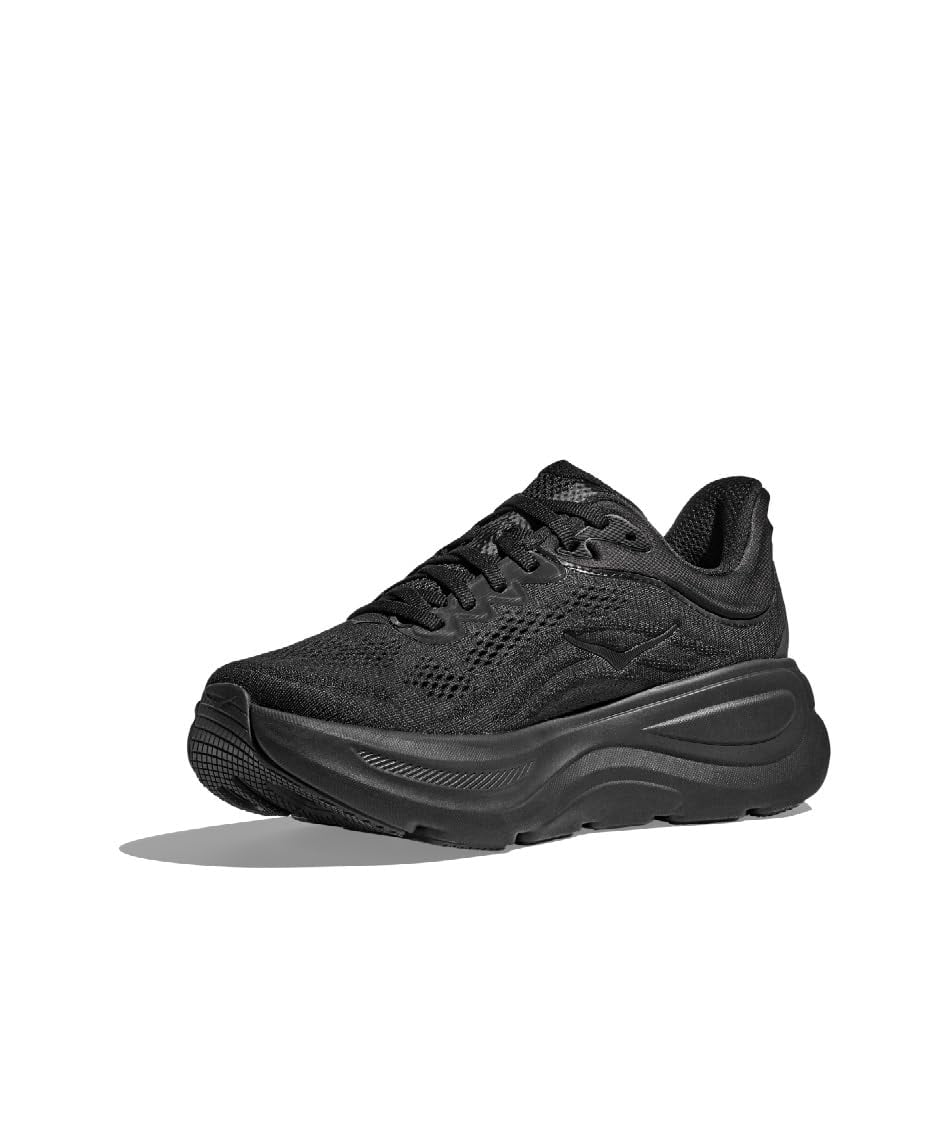 Hoka Women's Bondi 9 Sneaker, Black/Black, 8.5