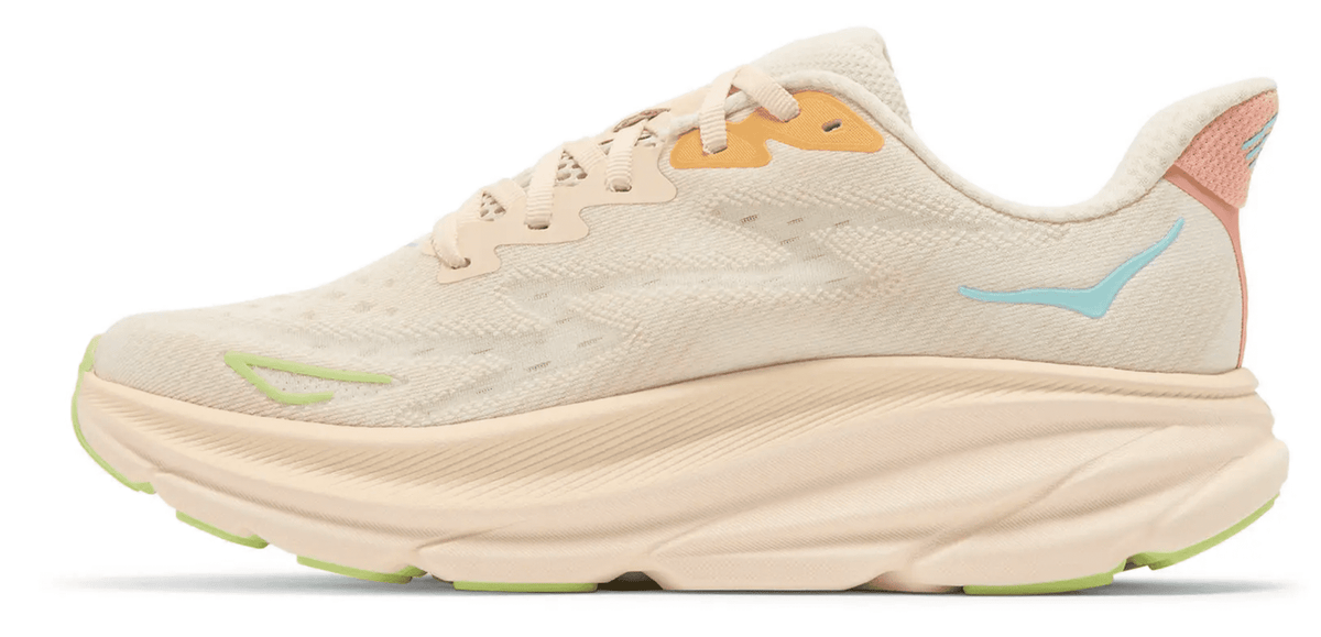 Hoka One Women's Clifton 9 Every day Shoes, Size 10.5 US ( Standard ) / Vanilla/Astral