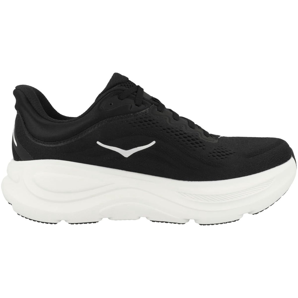 HOKA Bondi 9 Mens Shoes Size 10, Color: Black/White