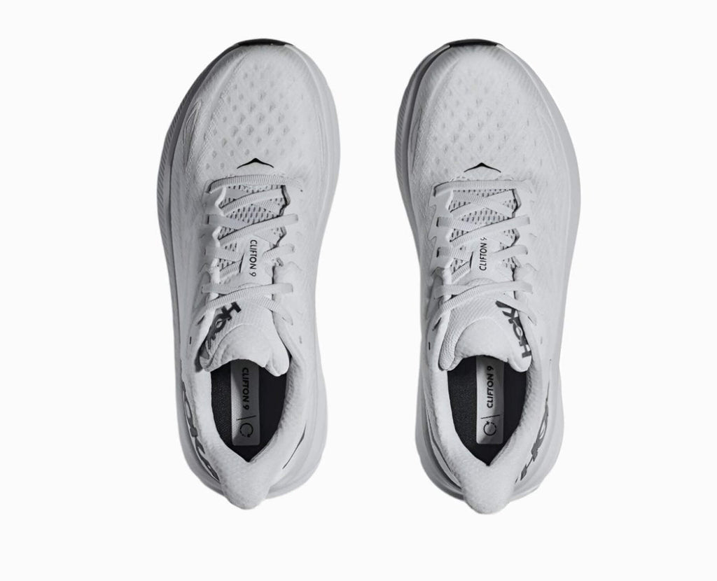 Hoka Men's Clifton 9 Sneaker, Nimbus Cloud/Steel Wool, 11
