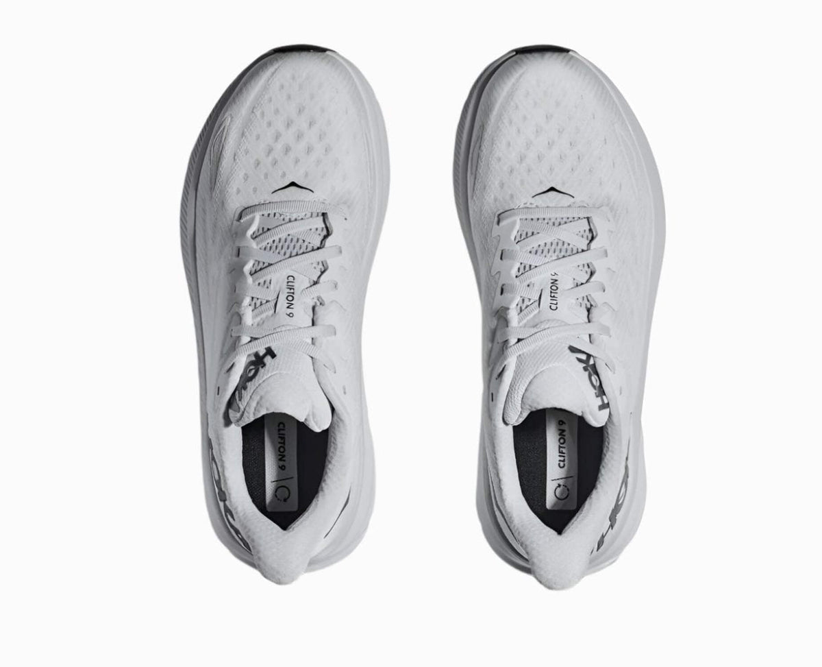 Hoka Men's Clifton 9 Sneaker, Nimbus Cloud/Steel Wool, 11