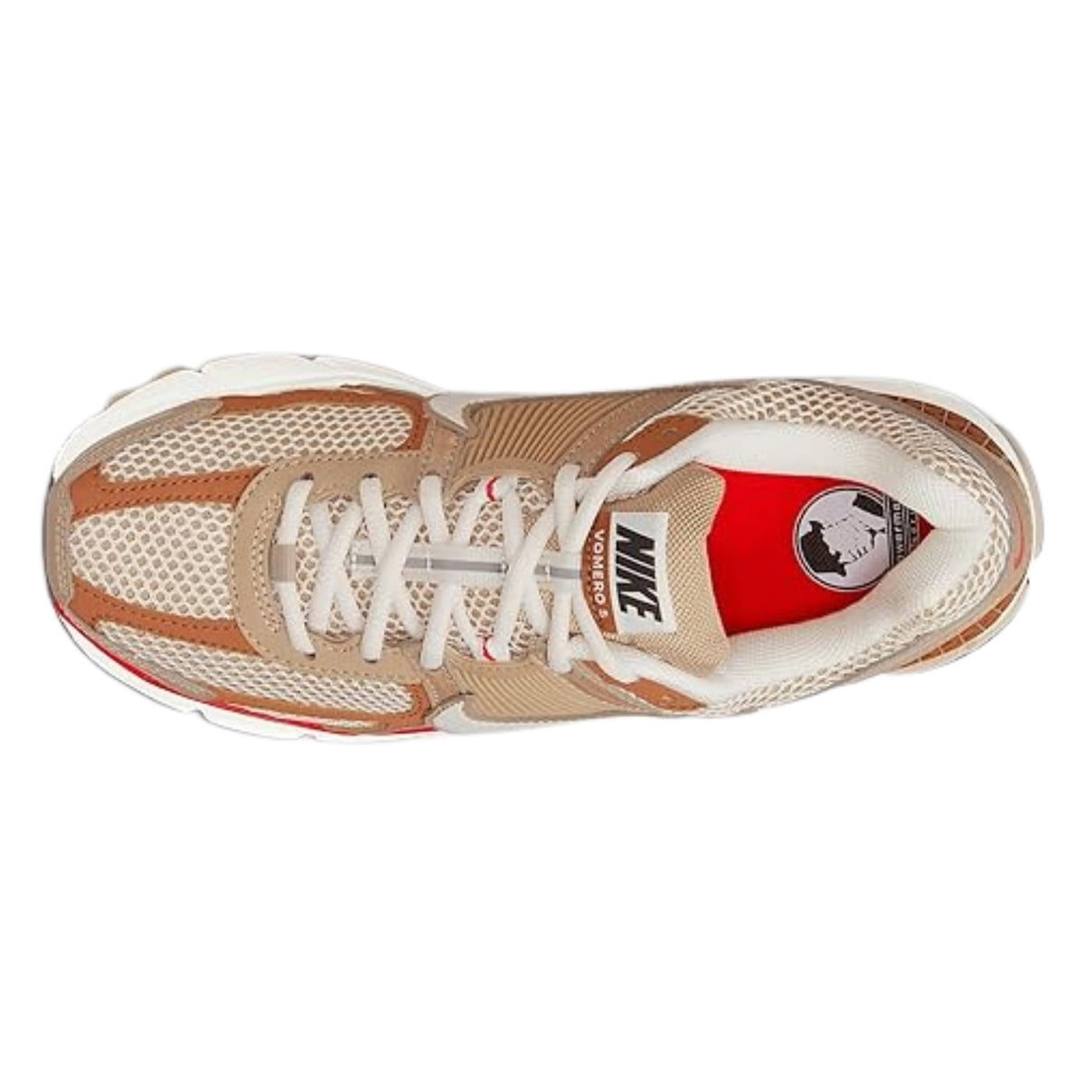 Nike Zoom Vomero 5 Beach/Sail-Light Khaki-Pale Ivory HQ0458-200 Women's Size 6