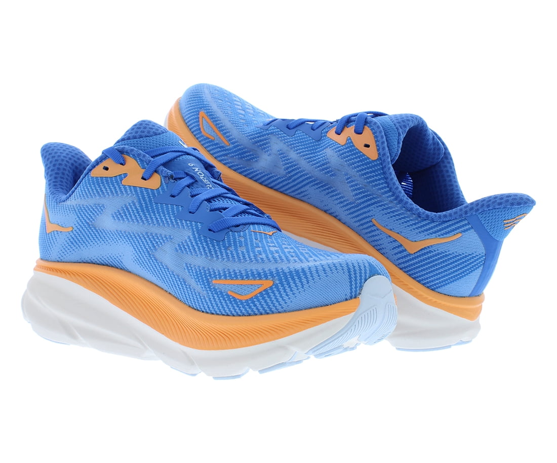 HOKA Clifton 9 Mens Shoes Size 10, Color: Coastal Sky/All Aboard