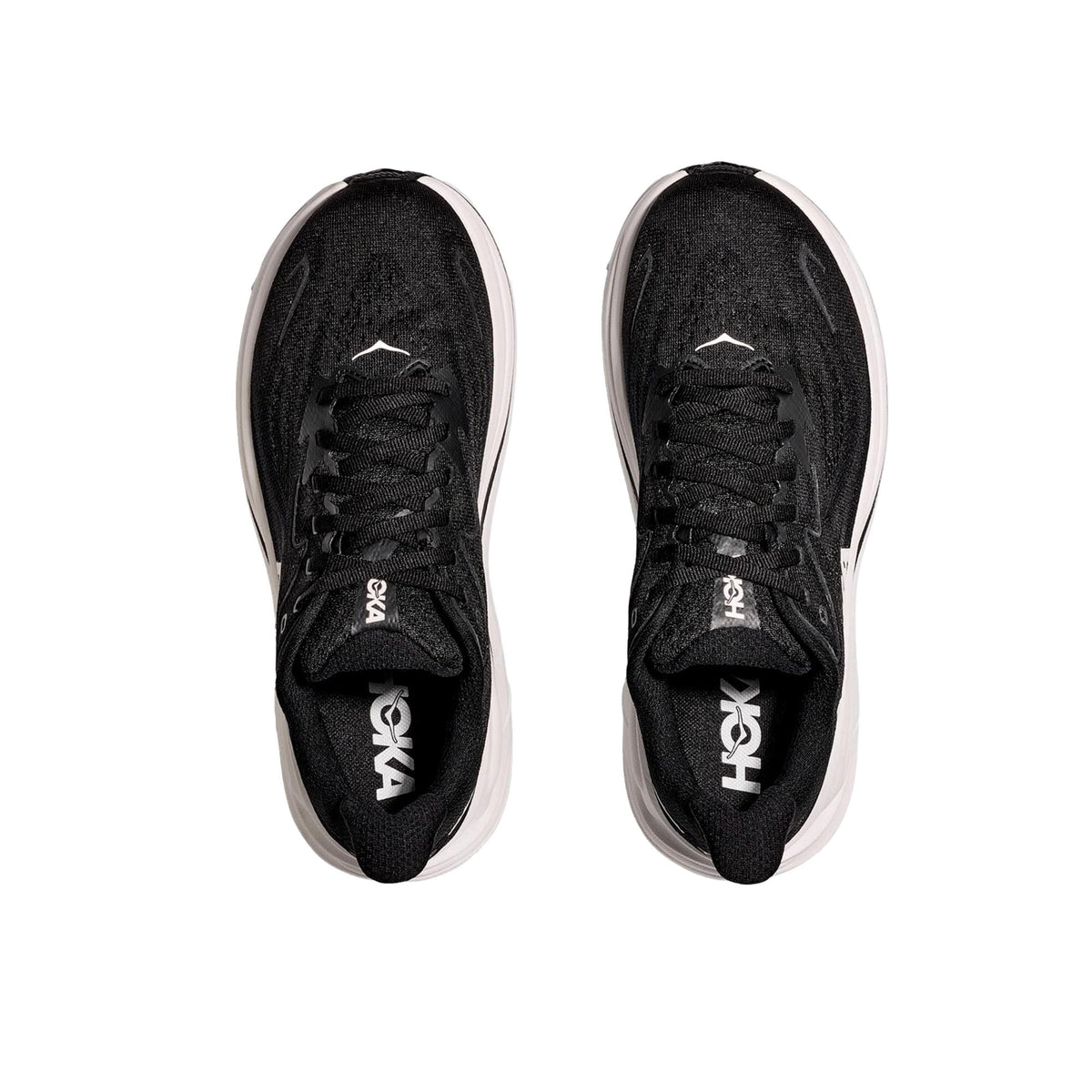 Men's HOKA Clifton 10 Black/White (1162030-BWHT) - 8
