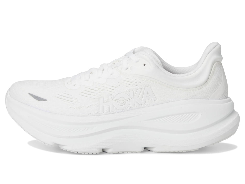 Hoka Women's Bondi 9 Sneaker, White/White, 8.5