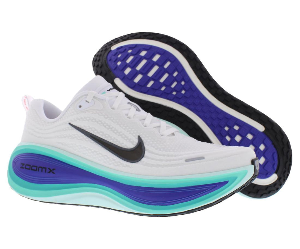 Nike Vomero Plus Unisex Shoes Size 12, Color: White/Black/Bright Concord