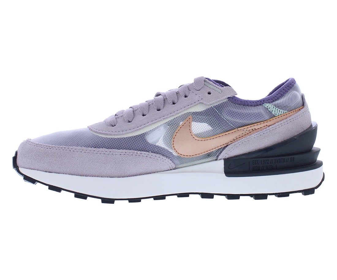 Nike Waffle One (GS) Big Kids' Shoes Summit White-Amethyst Ash-Off Noir dc0481-102