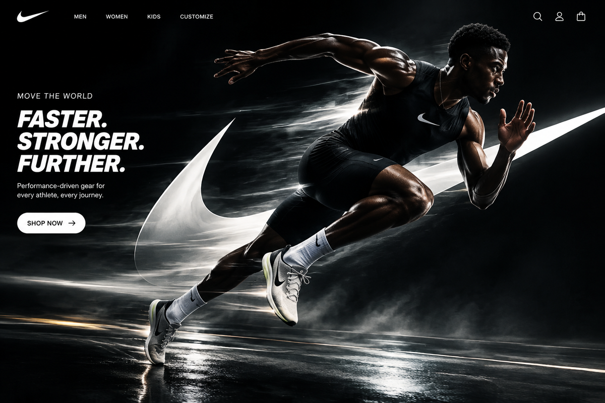 Nike Style Hero Banner