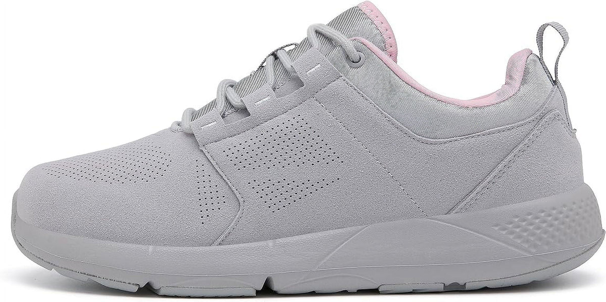 ulogu Waterproof Walking Shoes for Women Men Comfortable Lightweight Sneakers for Women (Women Size 6.5, Pink)